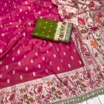 Rajshree Paithani Tissue Silk Zari Saree