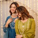 Aarzoo Chanderi Silk Embroidered Anarkali Suit Set