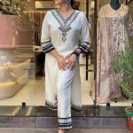 Noir Muslin Digital Print Anarkali Suit Set