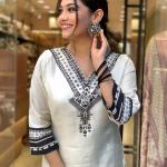 Noir Muslin Digital Print Anarkali Suit Set