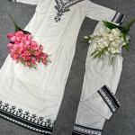 Noir Muslin Digital Print Anarkali Suit Set