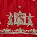 Noor Natural Crepe Silk Embroidered Top Lehenga Set