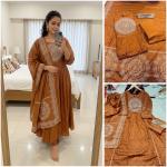 Ranja Printed Rayon Cotton Kurti Pant Set with Dupatta