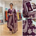 Urban Printed Rayon Cotton Kurti Pant Set with Dupatta