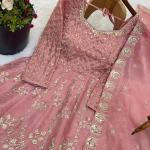 Zoya GMY Silk Embroidered Lehenga Set with Dupatta