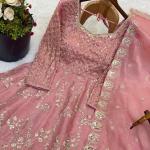 Zoya GMY Silk Embroidered Lehenga Set with Dupatta