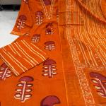 Aarohi Pure Cotton 60x60 Handwork Kurti Pant Set with Dupatta & Bracelet