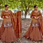 Zehra Simmer Silk Embroidered Top Lehenga Set