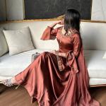 Crepe Silk Embroidered Sharara Set with Dupatta