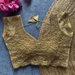 Sahiba Handcrafted Pearl & Beads Silk Blouse – Premium Designer Ready-to-Wear