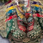 Rani Cutwork Heavy Gold Zari Bridal Blouse – Italian Silk Designer