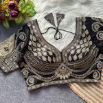 Rani Cutwork Heavy Gold Zari Bridal Blouse – Italian Silk Designer