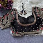 Sabyasachi Inspired Heavy Gold Zari Bridal Blouse – Roman Silk Designer