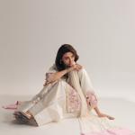 Aarzoo Crepe Silk Moti Work Kurti with Farshi Salwar & Organza Dupatta (MF)