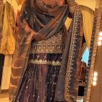 Zehra Fandy Crush Silk Embroidered Sharara Set with Dupatta (MF-506)