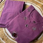 Aarav Dhabu Cotton Embroidered Co-Ord Set with Mirror Work(rc)