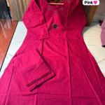 Aarav Dhabu Cotton Embroidered Co-Ord Set with Mirror Work(rc)