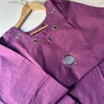 Aarav Dhabu Cotton Embroidered Co-Ord Set with Mirror Work(rc)