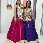 Prisha Navratri Special Gamathi Work Lehenga Choli