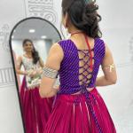 Prisha Navratri Special Gamathi Work Lehenga Choli