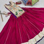 Prisha Navratri Special Gamathi Work Lehenga Choli