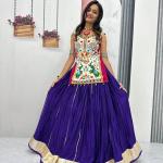 Prisha Navratri Special Gamathi Work Lehenga Choli