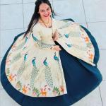 Prisha Simar Silk Embroidered Crop Top Lehenga Set