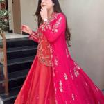 Prisha Simar Silk Embroidered Lehenga Choli Set with Shrug