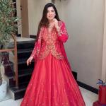 Prisha Simar Silk Embroidered Lehenga Choli Set with Shrug