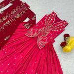 Prisha Simar Silk Embroidered Lehenga Choli Set with Shrug