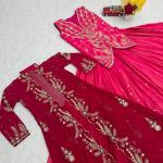 Prisha Simar Silk Embroidered Lehenga Choli Set with Shrug