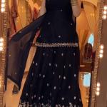 Frendy Silk Embroidered Sharara Set with Dupatta (MC)