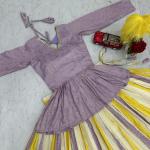 Prisha Jacquard Silk Lehenga Choli Set (Festival Special)