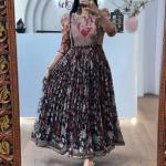 Prisha Kalamkari Cota Checks Printed Gown