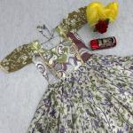 Prisha Kalamkari Cota Checks Printed Gown