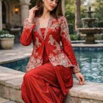 Rangoli Silk Koti with Dhoti Lehenga Set (BB)