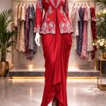 Rangoli Silk Koti with Dhoti Lehenga Set (BB)