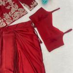 Rangoli Silk Koti with Dhoti Lehenga Set (BB)