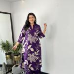 Maslin Digital Print Co-Ord Set (2 Piece Summer Collection) (anant)