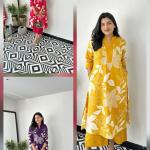 Maslin Digital Print Co-Ord Set (2 Piece Summer Collection) (anant)