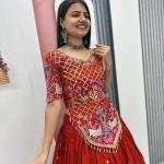 Prisha Vichitra Silk Embroidered Wedding Lehenga Choli Set with Dupatta