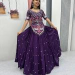 Prisha Vichitra Silk Embroidered Wedding Lehenga Choli Set with Dupatta