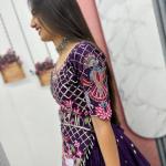 Prisha Vichitra Silk Embroidered Wedding Lehenga Choli Set with Dupatta