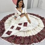 Tapi Pure Cotton Navratri Special Mirror Work Lehenga Choli Set