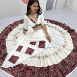 Tapi Pure Cotton Navratri Special Mirror Work Lehenga Choli Set