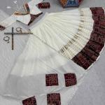 Tapi Pure Cotton Navratri Special Mirror Work Lehenga Choli Set