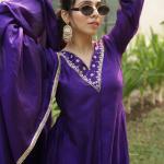 Vichitra Embroidered Palazzo Suit Set (Gr)