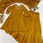 Vichitra Embroidered Palazzo Suit Set (Gr)