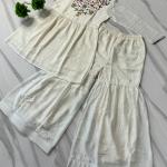 Vichitra Silk Sharara Suit Set (RR)