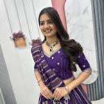 Designer Lehenga Saree Set with Jacquard Blouse (PC)